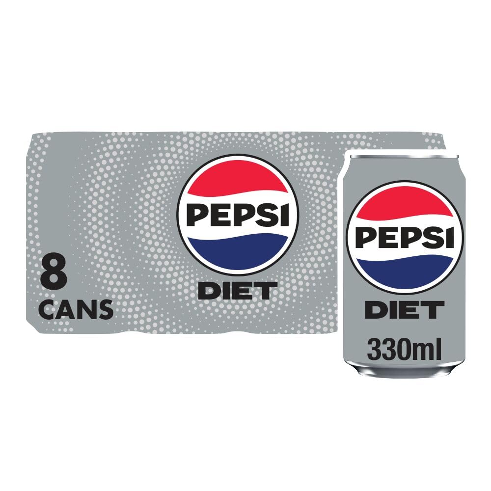 Pepsi Diet Cola Cans 24 x 330 ml