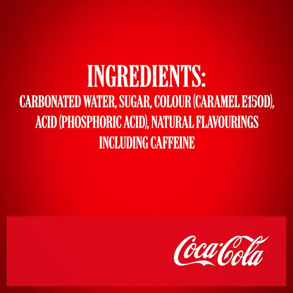 Coca-Cola Original Taste Soft Drink Cans, 24 x 330 mL