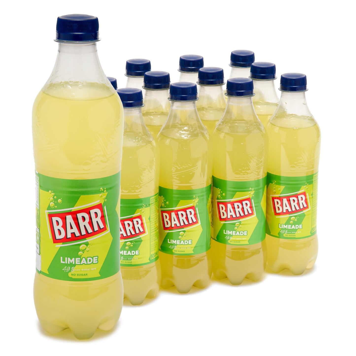 BARR 24 Pack American Cream Soda, Zero No Sugar Sparkling Soft Drink with a Creamy Taste of American Cream Soda Fizzy Pop, 24 x 330ml Cans